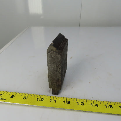 3" Press Brake Forming  Angle Die Block 1/2" Tang 4-1/4" Ht. 1 Thick