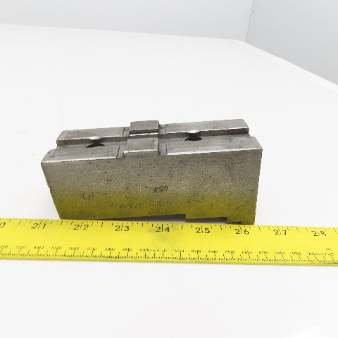 H&R Lathe Chuck Keyway Jaw 5" x 1-3/4" Wide Step Milled Set of 3
