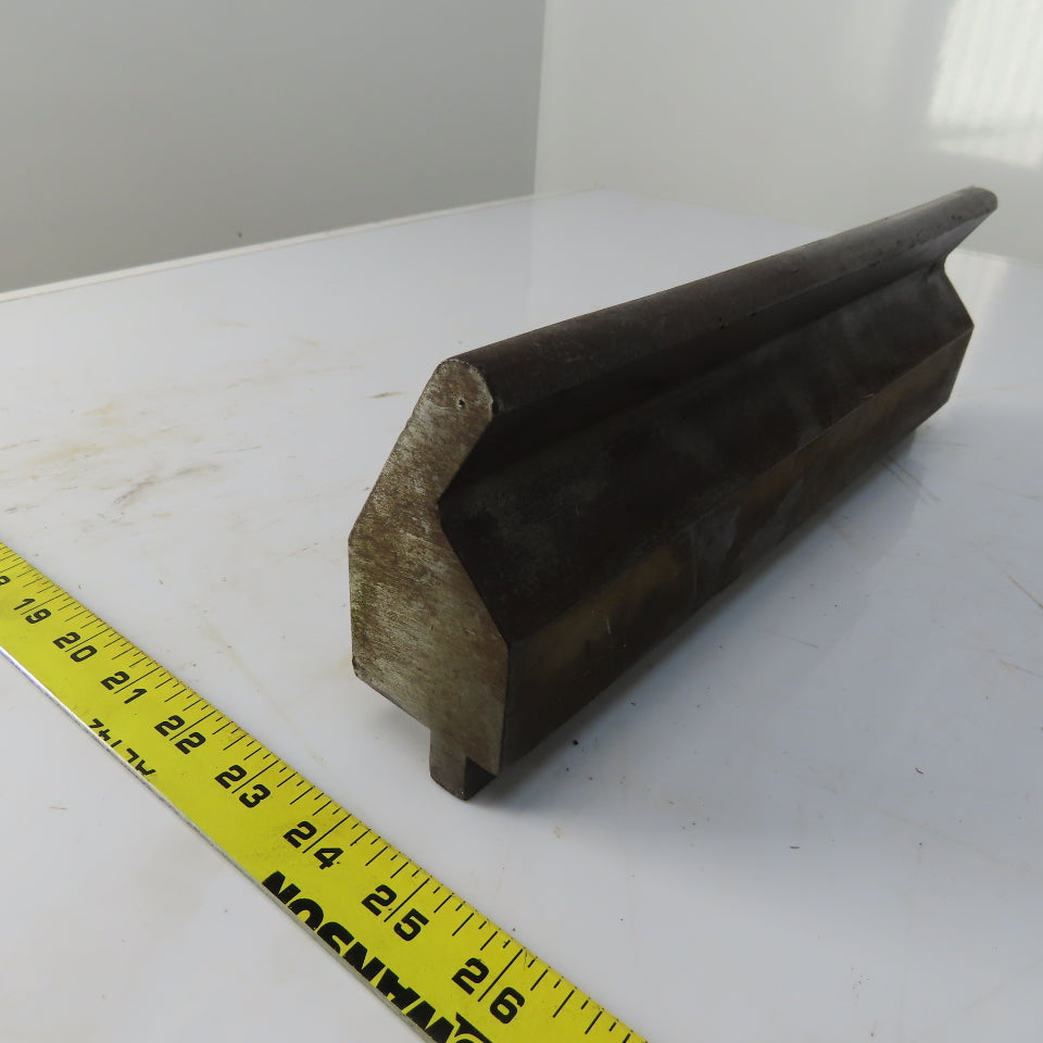 12-1/2" Press Brake Gooseneck Punch Die Block 1/2" Tang 4-1/4" Tall
