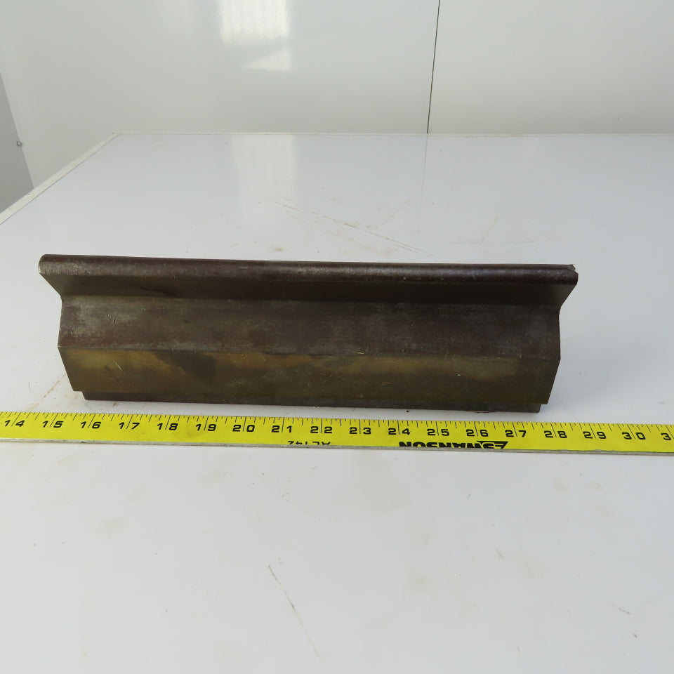 12-1/2" Press Brake Gooseneck Punch Die Block 1/2" Tang 4-1/4" Tall