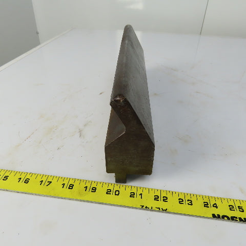 12-1/2" Press Brake Gooseneck Punch Die Block 1/2" Tang 4-1/4" Tall