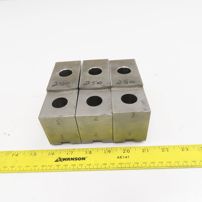 H&R Lathe Chuck Keyway Jaw 5" x 1-3/4" Wide Step Milled Set of 3