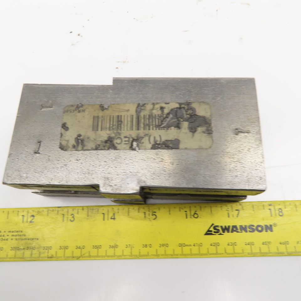 H&R Lathe Chuck Keyway Jaw 5" x 1-3/4" Wide Step Milled Set of 3
