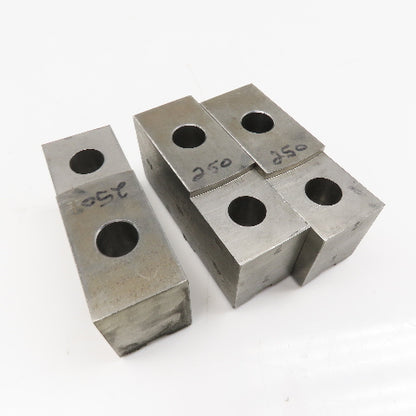 H&R Lathe Chuck Keyway Jaw 5" x 1-3/4" Wide Step Milled Set of 3