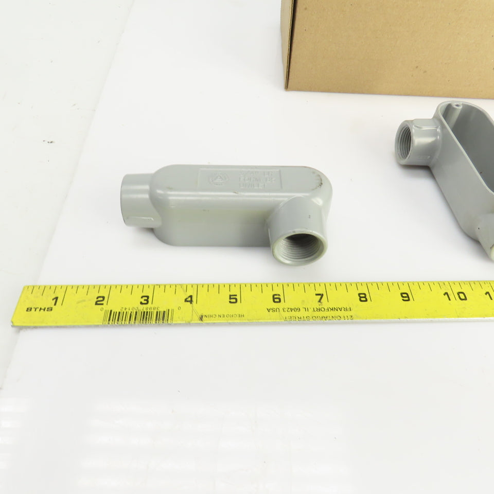 Appleton Form 85 Aluminum Conduit Outlet Body Unilet 3/4" LR W/5Covers Lot Of 13
