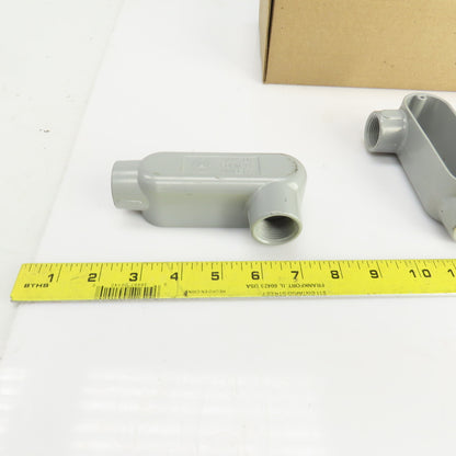 Appleton Form 85 Aluminum Conduit Outlet Body Unilet 3/4" LR W/5Covers Lot Of 13