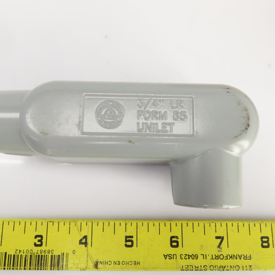 Appleton Form 85 Aluminum Conduit Outlet Body Unilet 3/4" LR W/5Covers Lot Of 13