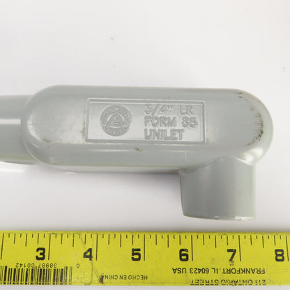 Appleton Form 85 Aluminum Conduit Outlet Body Unilet 3/4" LR W/5Covers Lot Of 13