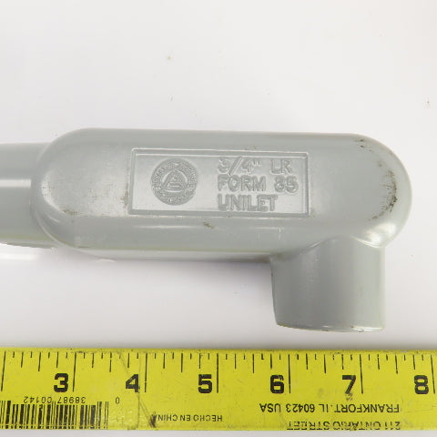Appleton Form 85 Aluminum Conduit Outlet Body Unilet 3/4" LR W/5Covers Lot Of 13