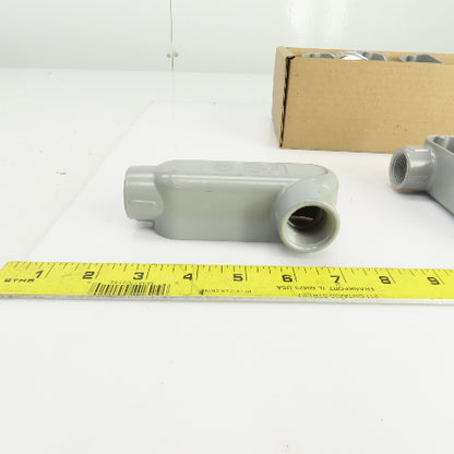 Appleton Form 85 Aluminum Conduit Outlet Body Unilet 3/4" LR W/5Covers Lot Of 13
