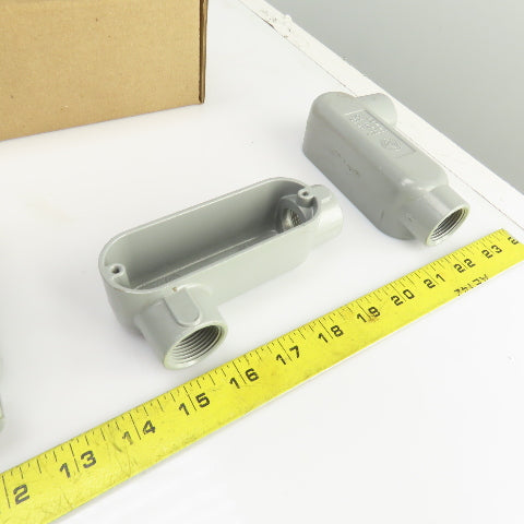 Appleton Form 85 Aluminum Conduit Outlet Body Unilet 3/4" LR W/5Covers Lot Of 13