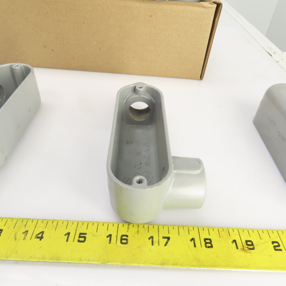 Appleton Form 85 Aluminum Conduit Outlet Body Unilet 3/4" LR W/5Covers Lot Of 13