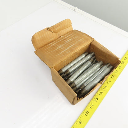 Seminole 0100250500 1/4" NPT x 5" OAL Galvanized Steel Pipe Nipple Lot Of 23