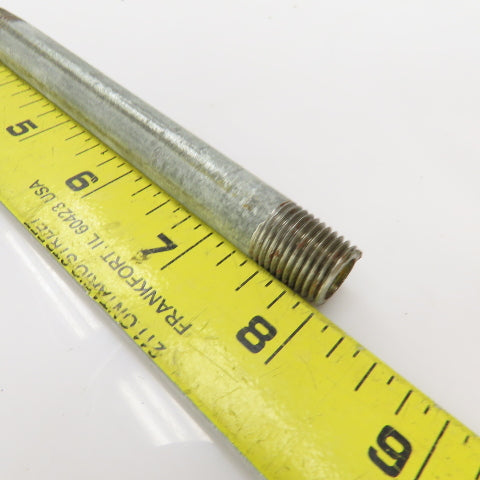 Seminole 0100250500 1/4" NPT x 5" OAL Galvanized Steel Pipe Nipple Lot Of 23