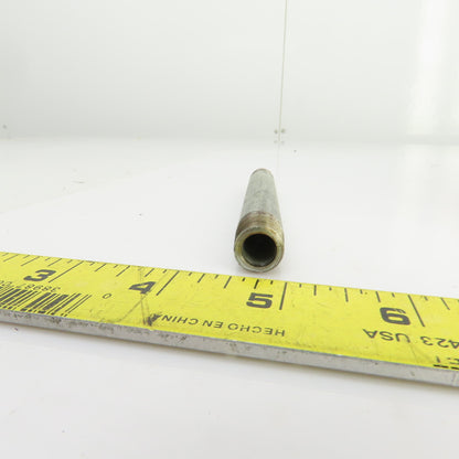 Seminole 0100250500 1/4" NPT x 5" OAL Galvanized Steel Pipe Nipple Lot Of 23