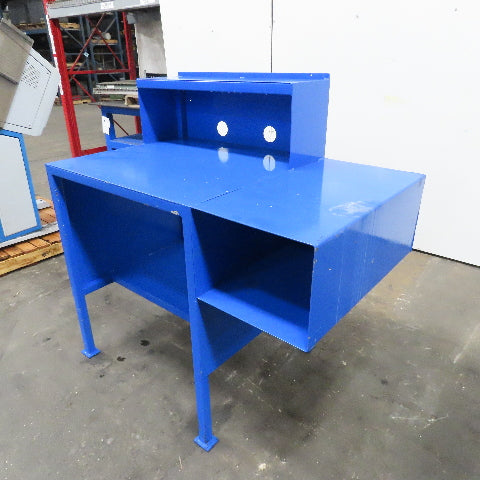 Steel Custom Computer Desk Work Station W/ Storage 34" x 30 x 38"Tall