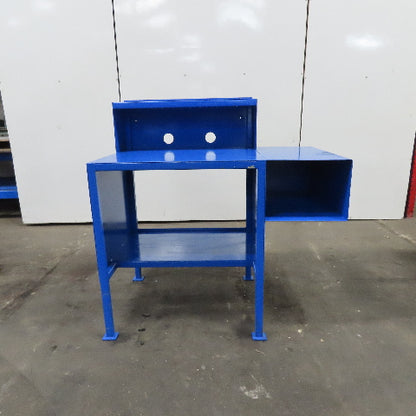 Steel Custom Computer Desk Work Station W/ Storage 34" x 30 x 38"Tall