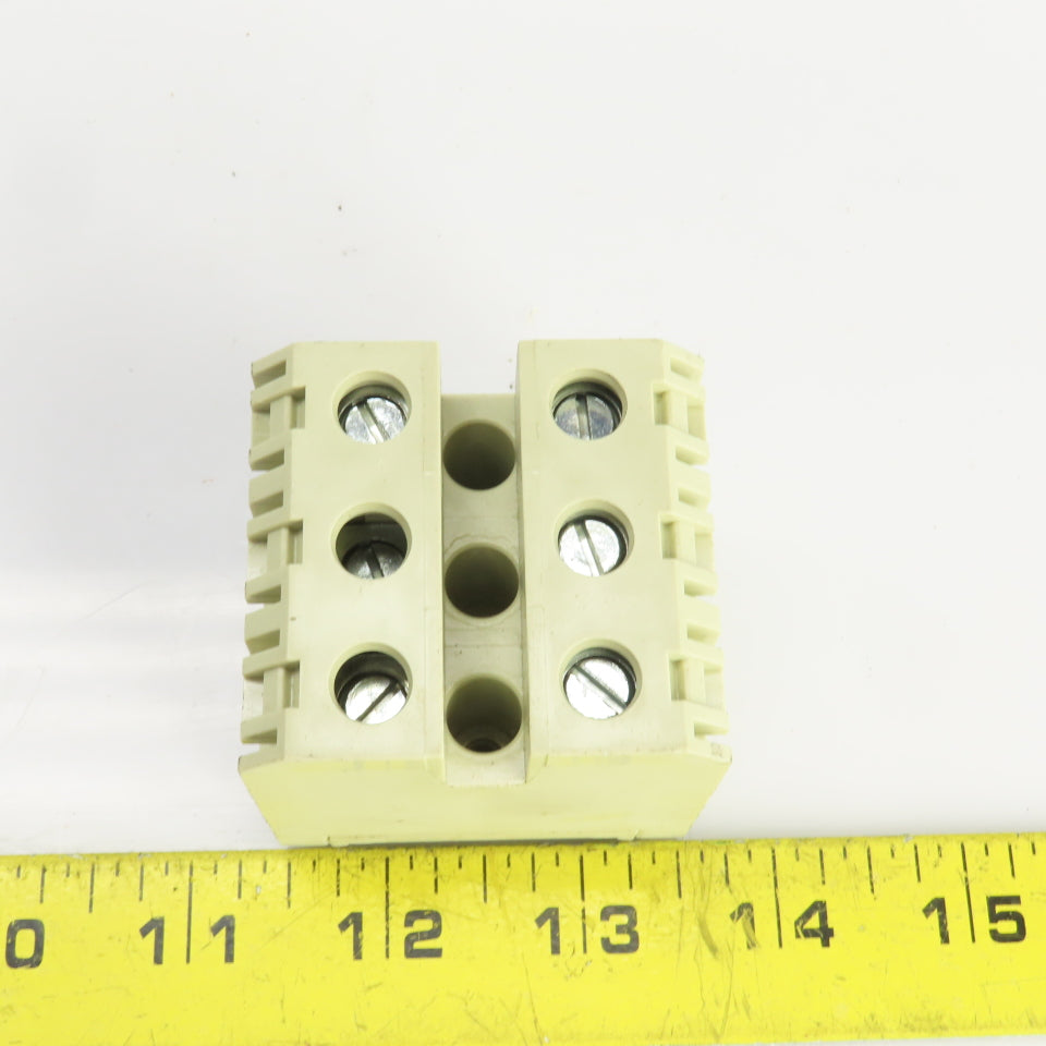 Siemens 8WA1305 Through Type Thermoplast Terminal Block 600V 2-12AWG