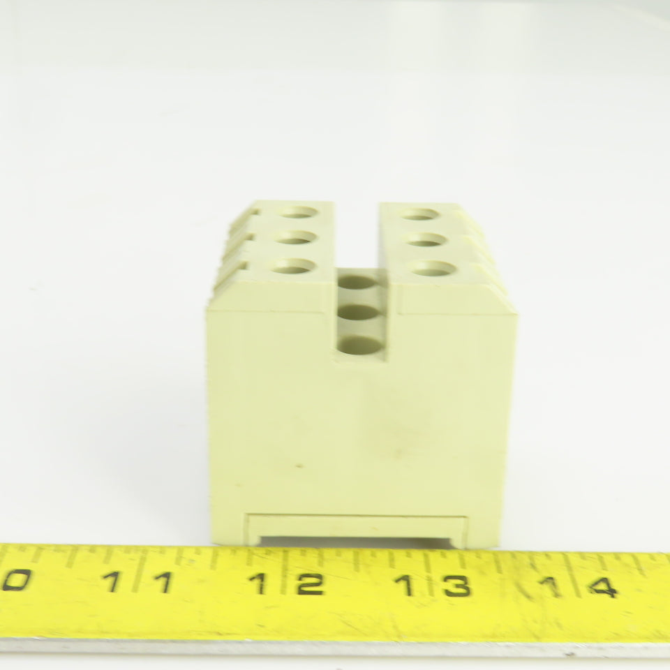 Siemens 8WA1305 Through Type Thermoplast Terminal Block 600V 2-12AWG