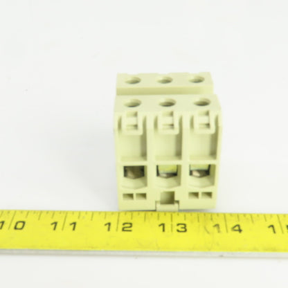 Siemens 8WA1305 Through Type Thermoplast Terminal Block 600V 2-12AWG