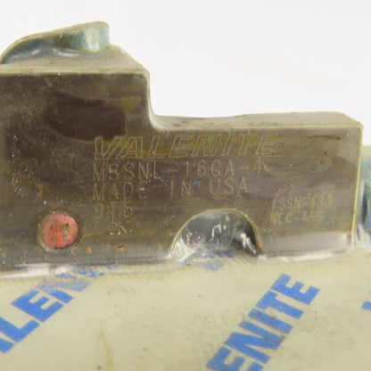 Valenite MSSNL-16CA-4 Indexable Insert Cartridge For Kenloc Inserts