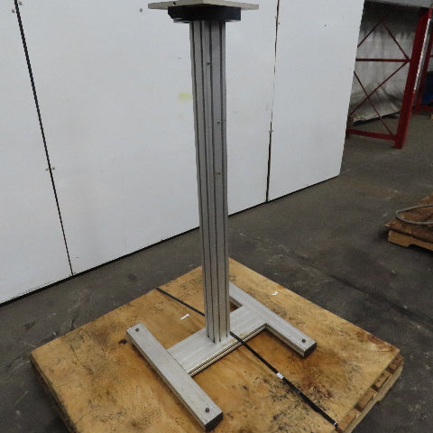 80/20 Style 54" Tall Rotating Computer Monitor Machine Component Stand 24"x24"