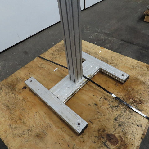 80/20 Style 54" Tall Rotating Computer Monitor Machine Component Stand 24"x24"