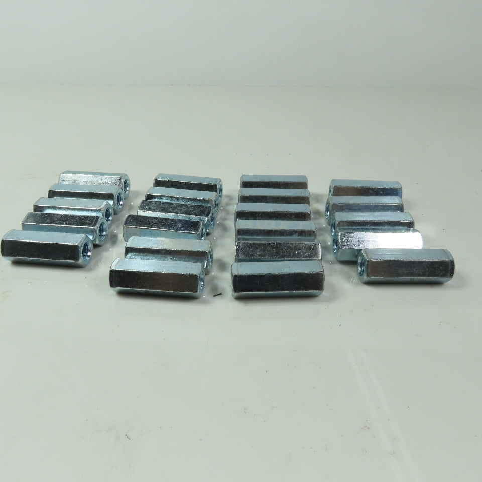 3/8-16 x 1-3/4L Hex Rod Coupling Nuts Threaded Rod Connectors Zinc Lot/24