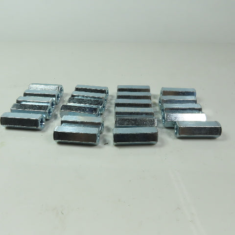 3/8-16 x 1-3/4L Hex Rod Coupling Nuts Threaded Rod Connectors Zinc Lot/24