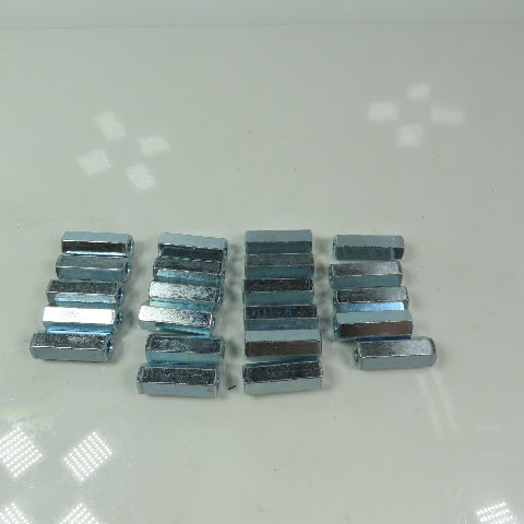 3/8-16 x 1-3/4L Hex Rod Coupling Nuts Threaded Rod Connectors Zinc Lot/24