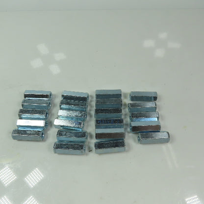 3/8-16 x 1-3/4L Hex Rod Coupling Nuts Threaded Rod Connectors Zinc Lot/24