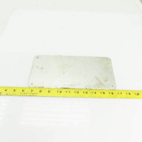Junger N & W AB PSA-600 10-1/2" x 5" Aluminum Machine Name Legend Plate
