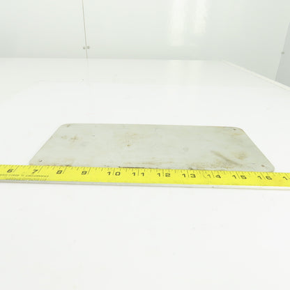 Junger N & W AB PSA-600 10-1/2" x 5" Aluminum Machine Name Legend Plate