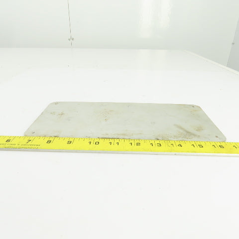 Junger N & W AB PSA-600 10-1/2" x 5" Aluminum Machine Name Legend Plate