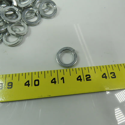 Plated Steel Split Lock Washer, Fits Bolt Size 9/16 Lot of 140