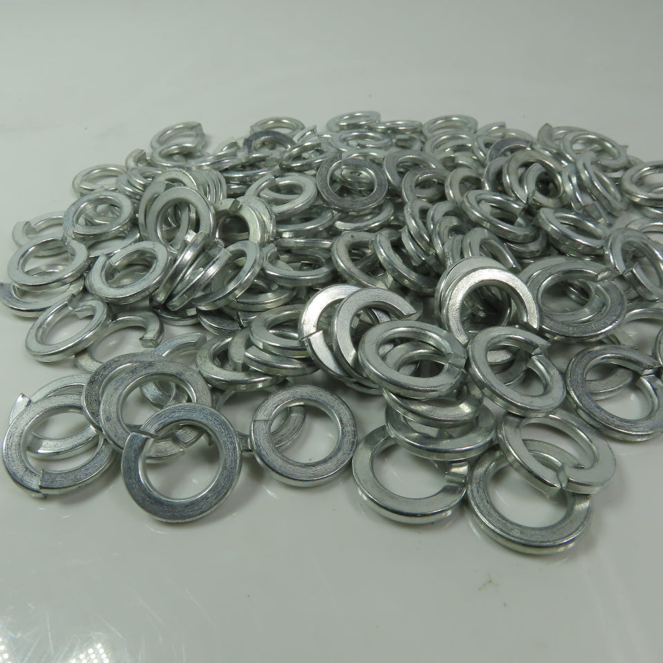 Plated Steel Split Lock Washer, Fits Bolt Size 9/16 Lot of 140