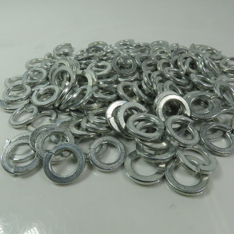 Plated Steel Split Lock Washer, Fits Bolt Size 9/16 Lot of 140