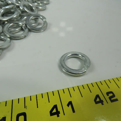 Plated Steel Split Lock Washer, Fits Bolt Size 9/16 Lot of 140