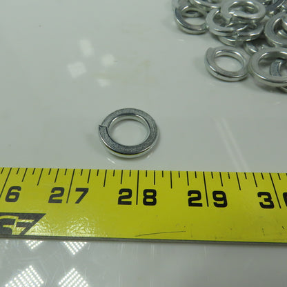 Plated Steel Split Lock Washer, Fits Bolt Size 5/8 Lot of 85