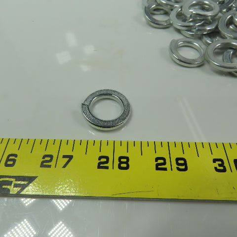 Plated Steel Split Lock Washer, Fits Bolt Size 5/8 Lot of 85