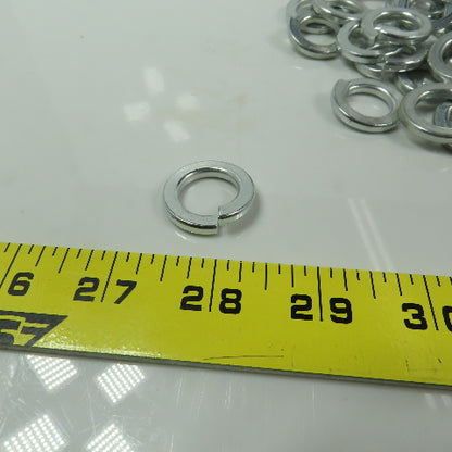Plated Steel Split Lock Washer, Fits Bolt Size 5/8 Lot of 85