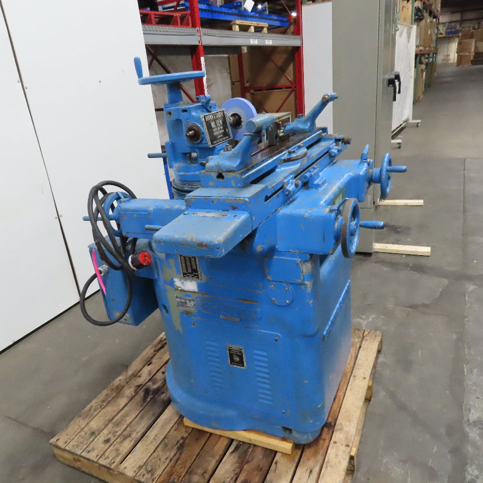 Brown & Sharpe 10 N T&C Cutter Tool Grinder 208-440V 3Ph 20" Bench Center Tested