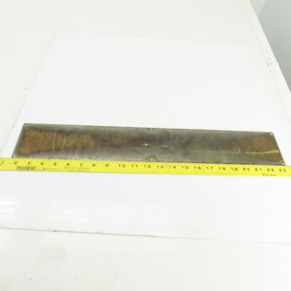 Lathe Plus 22-1/4" x 3-1/2" Aluminum Machine Name Legend Plate