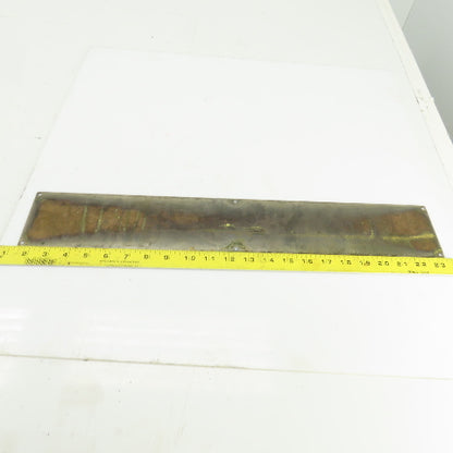 Lathe Plus 22-1/4" x 3-1/2" Aluminum Machine Name Legend Plate