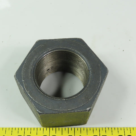 1-7/8 -11 Hex Nut Plain Steel  1-61/64" Thick 3-1/16" Wrench Size