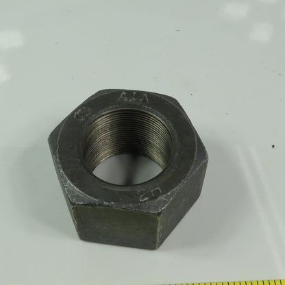 1-7/8 -11 Hex Nut Plain Steel  1-61/64" Thick 3-1/16" Wrench Size