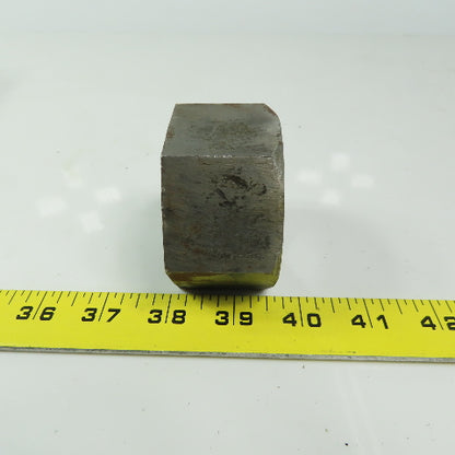 1-5/8 -12 Hex Nut Plain Steel  1-33/64" Thick 2-9/16" Wrench Size