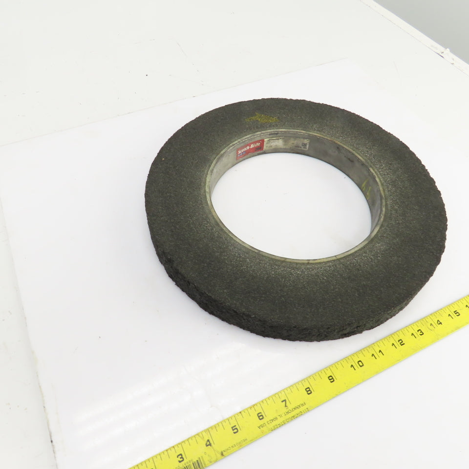3M Scotch-Brite Light Deburring Wheel 6S FIN 2550RPM 13-3/4"x 1-1/2" x 8" Arbor
