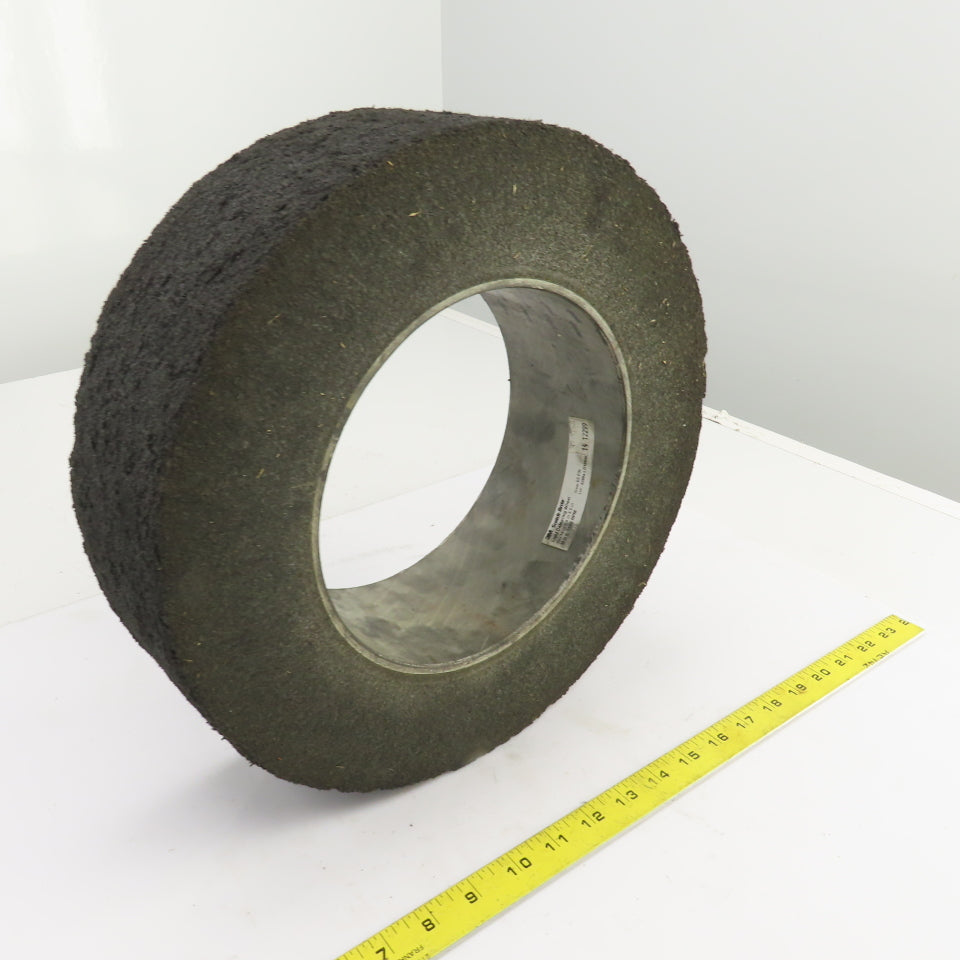 3M Scotch-Brite Light Deburring Wheel 6S FIN 2550RPM 13-3/4"x 4" x 8" Arbor