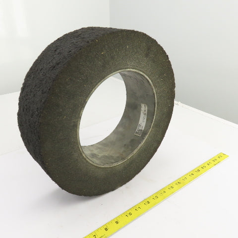 3M Scotch-Brite Light Deburring Wheel 6S FIN 2550RPM 13-3/4"x 4" x 8" Arbor